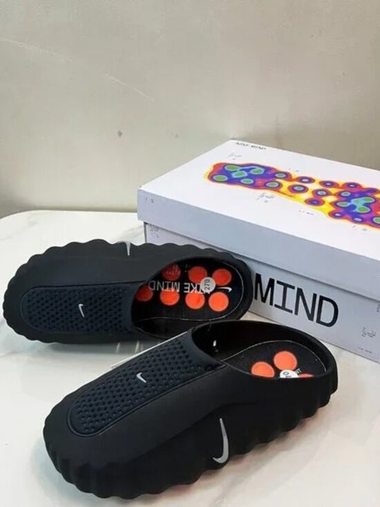 Nike Mind 001 Black Slide Sandals